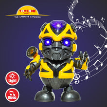 Load image into Gallery viewer, Bumble Bee Dance Hero Bump &#39;N&#39; Go | Lights &amp; Sound | Musical Baby Toy | Baby Dance Toy | Active Play Toy | Battery Operated Toy | Educational Toy for Infants | Infant Sensory Play Toy | For New Born &amp; Toddlers
