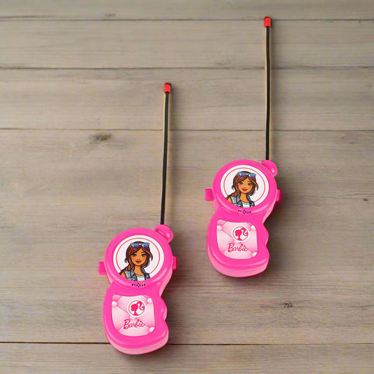 Barbie Walkie Talkie | Kids communication Toy | Durable two-way Radios | Playtime gadgets | Interactive walkie talkies | Portable kids radios | Fun radios for kids | Wireless toys | For 3+ Years