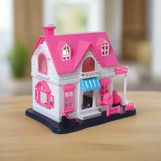 Chimi Doll House | Girls Role Playset | Pretend Play | Doll House with Furniture | Dollhouse Accessories | Imaginative Play | Playhouse | For Kids Age 3+ years