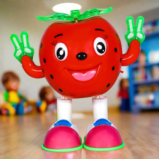 Dancing Strawberry Bump 'N' Go | Lights & Sound | Musical Baby Toy | Baby Dance Toy | Active Play Toy | Battery Operated Toy | Educational Toy for Infants | Infant Sensory Play Toy | For New Born & Toddlers