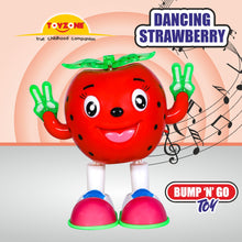 Load image into Gallery viewer, Dancing Strawberry Bump &#39;N&#39; Go | Lights &amp; Sound | Musical Baby Toy | Baby Dance Toy | Active Play Toy | Battery Operated Toy | Educational Toy for Infants | Infant Sensory Play Toy | For New Born &amp; Toddlers
