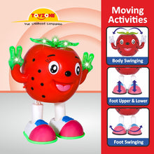 Load image into Gallery viewer, Dancing Strawberry Bump &#39;N&#39; Go | Lights &amp; Sound | Musical Baby Toy | Baby Dance Toy | Active Play Toy | Battery Operated Toy | Educational Toy for Infants | Infant Sensory Play Toy | For New Born &amp; Toddlers
