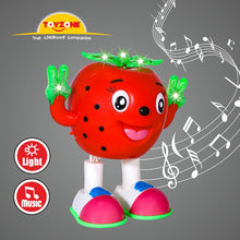 Load image into Gallery viewer, Dancing Strawberry Bump &#39;N&#39; Go | Lights &amp; Sound | Musical Baby Toy | Baby Dance Toy | Active Play Toy | Battery Operated Toy | Educational Toy for Infants | Infant Sensory Play Toy | For New Born &amp; Toddlers
