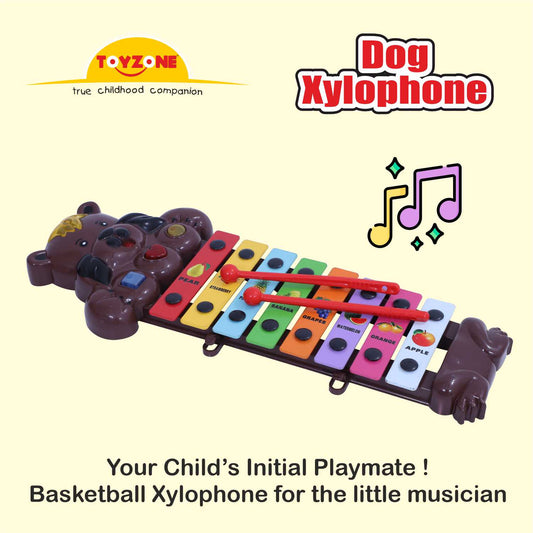 Dog Xylophone | Baby Musical Toy | Musical Instrument for Kids | Kids Rhythm Toy | Toddler Music Exploration |  For 3+ years