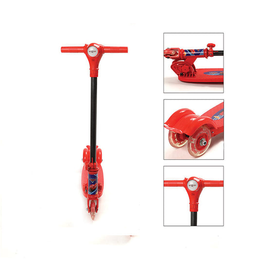 Disney Cars ZOLO X Scooter | Kids Scooter | Adjustable & Foldable Scooter | Skateboard Scooter | Rear Brake Scooter for kids | Foldable Kids Scooter | For Kids age 5+ years