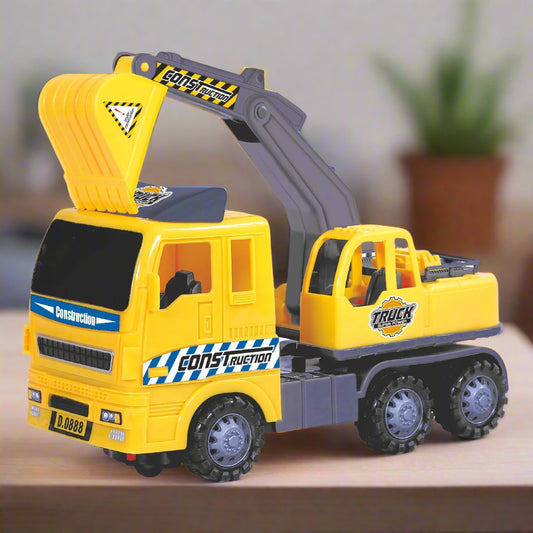 Mega Excavator Bump 'N' Go | Lights & Sound | Musical Baby Toy | Baby Dance Toy | Active Play Toy | Battery Operated Toy | Educational Toy for Infants | Infant Sensory Play Toy | For New Born & Toddlers