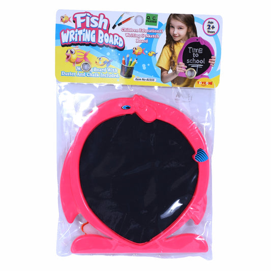 Fish Writing Board | Educational writing board | Lightweight & Portable Drawing board | Preschool chalkboard | Children’s creative board | Preschool Blackboard board  | For Preschoolers