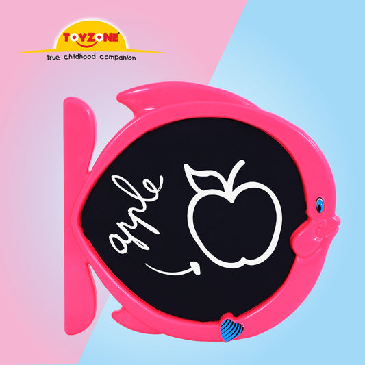 Fish Writing Board | Educational writing board | Lightweight & Portable Drawing board | Preschool chalkboard | Children’s creative board | Preschool Blackboard board  | For Preschoolers