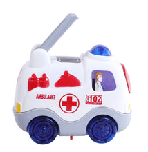 Load image into Gallery viewer, Ambulance Bump &#39;N&#39; Go | Lights &amp; Sound | Musical Baby Toy | Baby Ambulance Toy | Active Play Toy | Battery Operated Toy | Educational Toy for Infants | Infant Sensory Play Toy | For New Born &amp; Toddlers
