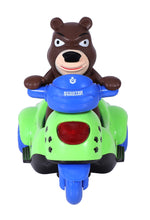 Load image into Gallery viewer, Bear On Scooter Bump &#39;N&#39; Go | Lights &amp; Sound | Musical Baby Toy | Baby Dance Toy | Active Play Toy | Battery Operated Toy | Educational Toy for Infants | Infant Sensory Play Toy | For New Born &amp; Toddlers
