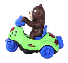 Load image into Gallery viewer, Bear On Scooter Bump &#39;N&#39; Go | Lights &amp; Sound | Musical Baby Toy | Baby Dance Toy | Active Play Toy | Battery Operated Toy | Educational Toy for Infants | Infant Sensory Play Toy | For New Born &amp; Toddlers
