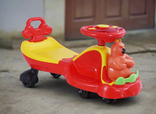 Cocoa Bear Magic Car | Ride-on car | Swing car | kids toy car | Comfortable Seat | Elegant Design | Twister Ride on | Pedal-free car | For kids 3+ years
