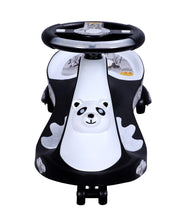 Load image into Gallery viewer, Baby Panda Magic Car - Black | Ride-on car | Swing car | kids toy car | Comfortable Seat | Elegant Design | Twister Ride on | Pedal-free car | For kids 3+ years
