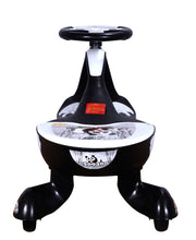 Load image into Gallery viewer, Baby Panda Magic Car - Black | Ride-on car | Swing car | kids toy car | Comfortable Seat | Elegant Design | Twister Ride on | Pedal-free car | For kids 3+ years
