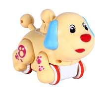 Load image into Gallery viewer, Press &amp; Go Cute Animal - Puppy | Friction Powered Toy | Unbreakable Toy | Durable Crawling Animal Toy | Made in India | For kids 1+ year
