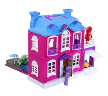 Load image into Gallery viewer, Dream Palace Doll House - 40 pcs | Girls Role Playset | Pretend Play | Doll House with Furniture | Dollhouse Accessories | Imaginative Play | Playhouse | For Kids Age 3+ years
