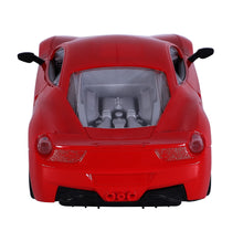 Load image into Gallery viewer, Carbon RC Car - Red | 27 MHz Fully Functionable | 1:24 Scale | Battery &amp; Charger Cable | Range upto 25m | Luminous Headlight | Perfect Tyre Grip | For Age 4+ Years
