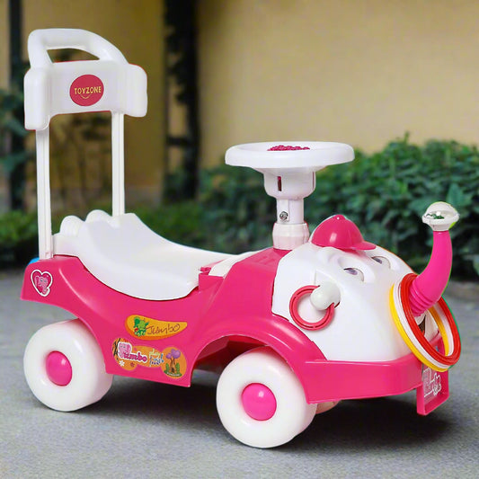 Jumbo Rider | Push Ride-on | Push Car with Storage | Ride-On Car with Backrest | Ride On for Toddlers | For Kids 3+ years
