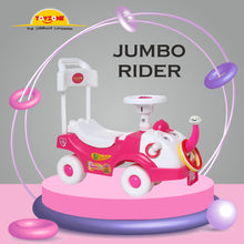 Load image into Gallery viewer, Jumbo Rider | Push Ride-on | Push Car with Storage | Ride-On Car with Backrest | Ride On for Toddlers | For Kids 3+ years
