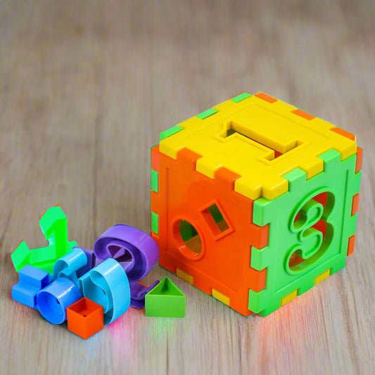 My First Counting Cubie | Early learning cube toy | Interactive learning toy | Shape sorting toy | Multi-functional educational cube | Play and learn Activity cube | Tactile learning toy | Early childhood development toys for toddlers