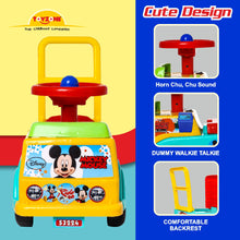 Load image into Gallery viewer, Mickey Mouse Mini Ride On | Push Ride-on | Push Car with Storage | Ride-On Car with Backrest | Ride On for Toddlers | For Kids 3+ years
