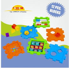 Load image into Gallery viewer, Play &amp; Learn Cube | Early learning cube toy | Interactive learning toy | Shape sorting toy | Multi-functional educational cube | Play and learn Activity cube | Tactile learning toy | Early childhood development toys for toddlers
