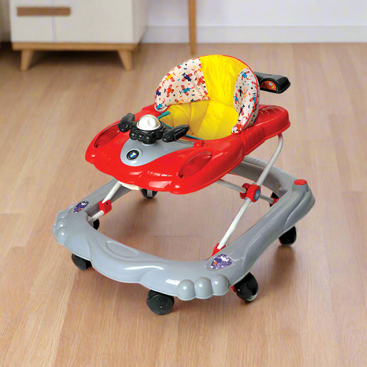 Space Walk Baby Walker | Foldable baby walker | Rotatable wheel | First steps walker | Baby walking support | Adjustable height | Non-slip | Durable baby walker | For Toddlers