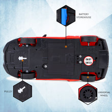 Load image into Gallery viewer, Mini Pro RC Car - Red | 27 Mhz Fully Functionable | 1:24 Scale | Battery &amp; Charger Cable | Range upto 25m | Luminous Headlight | Perfect Tyre Grip | For Age 4+ Years
