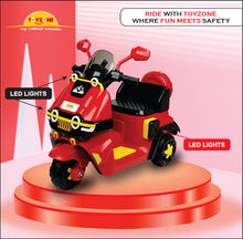 Load image into Gallery viewer, Himalayan Electric Scooter - Red | Rechargeable Scooty | Powered by 6V &amp; 4.5 AH Battery | Ride-On Scooter | Kids Electric Scooty | For Kids 2+ Years
