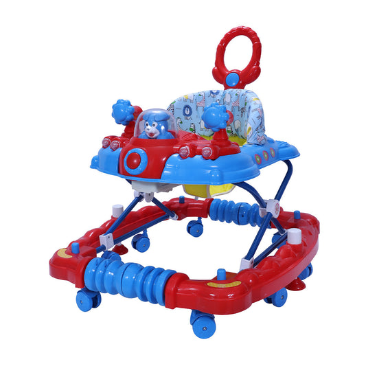Little Puppy Baby Walker With Rocker | Foldable baby walker | Parental handle | Easy to control | Rotatable wheel | First steps walker | Baby walking support | Adjustable height | Non-slip | Durable baby walker | For Toddlers