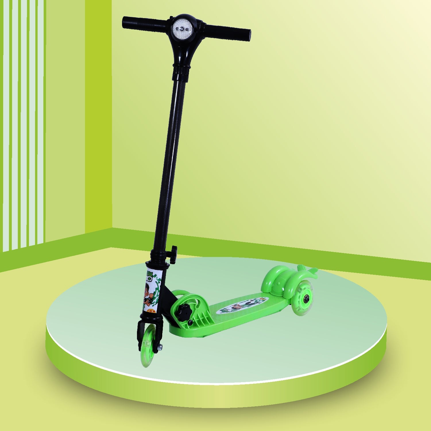 Zolo X Ben10 Scooter | Kids Scooter | Adjustable & Foldable