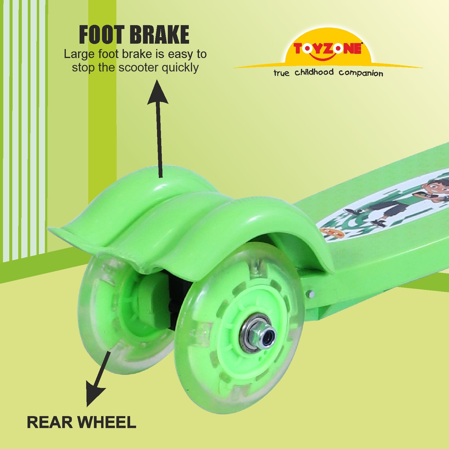 Zolo X Ben10 Scooter | Kids Scooter | Adjustable & Foldable