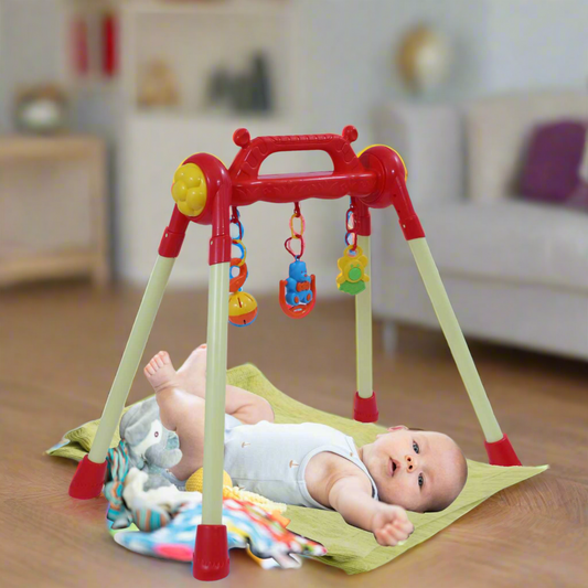 Baby Play Gym | Baby Activity Gym | Hanging Rattles Toy | Early Learning Baby Gym | Rattle Play Mat for infants