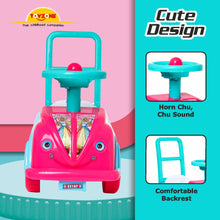 Load image into Gallery viewer, Barbie Mini Ride On | Push Ride-on | Push Car with Storage | Ride-On Car with Backrest | Ride On for Toddlers | For Kids 3+ years
