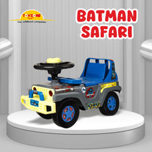 Load image into Gallery viewer, Batman Safari | Push Ride-on | Push Car with Storage | Ride-On Car with Backrest | Ride On for Toddlers | For Kids 3+ years
