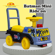 Load image into Gallery viewer, Batman Mini Ride On | Push Ride-on | Push Car with Storage | Ride-On Car with Backrest | Ride On for Toddlers | For Kids 3+ years
