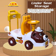 Load image into Gallery viewer, Bear Rider | Push Ride-on | Push Car with Storage | Ride-On Car with Backrest | Ride On for Toddlers | For Kids 3+ years
