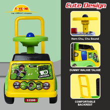 Load image into Gallery viewer, Ben10 Mini Ride On | Push Ride-on | Push Car with Storage | Ride-On Car with Backrest | Ride On for Toddlers | For Kids 3+ years
