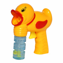 Load image into Gallery viewer, Bubble Duck Gun | Bubble Gun Toy | Bubble Blower | Bubble maker for Kids | Portable Bubble Machine | Outdoor &amp; Indoor activity toy | Music with Soft Light | Colorful Bubbles | Cool bubble toy | For kids age 3+ years
