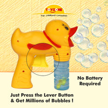 Load image into Gallery viewer, Bubble Duck Gun | Bubble Gun Toy | Bubble Blower | Bubble maker for Kids | Portable Bubble Machine | Outdoor &amp; Indoor activity toy | Music with Soft Light | Colorful Bubbles | Cool bubble toy | For kids age 3+ years
