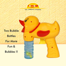 Load image into Gallery viewer, Bubble Duck Gun | Bubble Gun Toy | Bubble Blower | Bubble maker for Kids | Portable Bubble Machine | Outdoor &amp; Indoor activity toy | Music with Soft Light | Colorful Bubbles | Cool bubble toy | For kids age 3+ years
