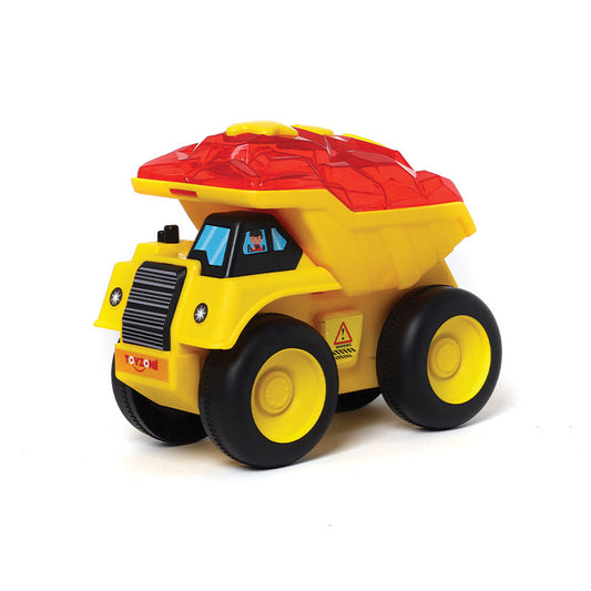 Dumper King Truck | Friction Toy | Unbreakable Dumper Toy | Push and Go | Crawling Toy | Made in India | For kids 2+ year