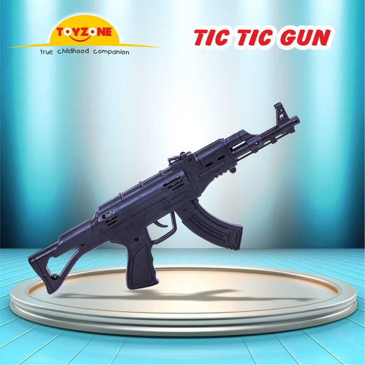 F600 Gun | Tick Tick Gun Toy | Shooting Gun | Role Play Toy | Compact Toy Gun | Imaginative Play Gun | For Kids 3+ years