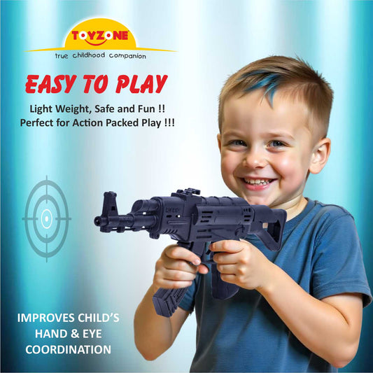 F600 Gun | Tick Tick Gun Toy | Shooting Gun | Role Play Toy | Compact Toy Gun | Imaginative Play Gun | For Kids 3+ years