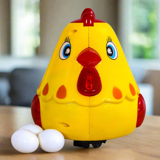 Hello Hen Bump 'N' Go | Lights & Sound | Musical Baby Toy | Baby Dance Toy | Active Play Toy | Battery Operated Toy | Educational Toy for Infants | Infant Sensory Play Toy | For New Born & Toddlers
