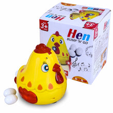 Load image into Gallery viewer, Hello Hen Bump &#39;N&#39; Go | Lights &amp; Sound | Musical Baby Toy | Baby Dance Toy | Active Play Toy | Battery Operated Toy | Educational Toy for Infants | Infant Sensory Play Toy | For New Born &amp; Toddlers
