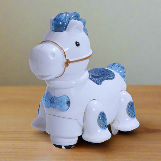 Happy Pony Bump 'N' Go | Lights & Sound | Musical Baby Toy | Baby Dance Toy | Active Play Toy | Battery Operated Toy | Educational Toy for Infants | Infant Sensory Play Toy | For New Born & Toddlers