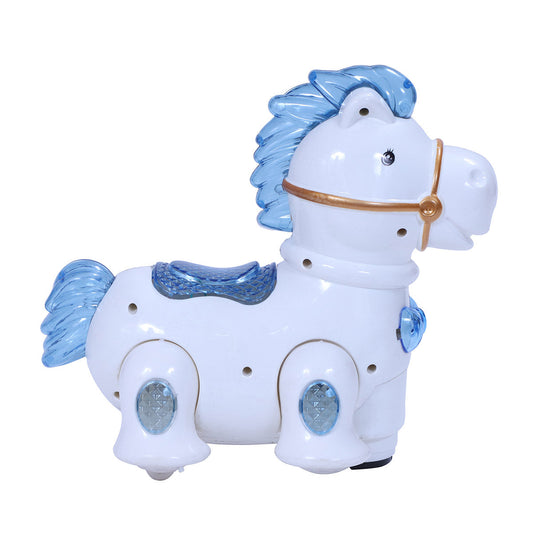 Happy Pony Bump 'N' Go | Lights & Sound | Musical Baby Toy | Baby Dance Toy | Active Play Toy | Battery Operated Toy | Educational Toy for Infants | Infant Sensory Play Toy | For New Born & Toddlers