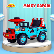 Load image into Gallery viewer, Mickey Mouse Safari | Push Ride-on | Push Car with Storage | Ride-On Car with Backrest | Ride On for Toddlers | For Kids 3+ years
