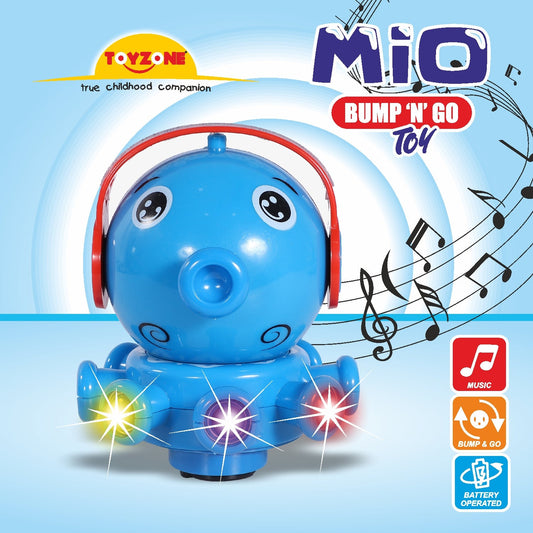 Mio Bump 'N' Go | Lights & Sound | Musical Baby Toy | Baby Dance Toy | Active Play Toy | Battery Operated Toy | Educational Toy for Infants | Infant Sensory Play Toy | For New Born & Toddlers